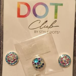 Style Dots Dot Club Set/3 Snaps NEW